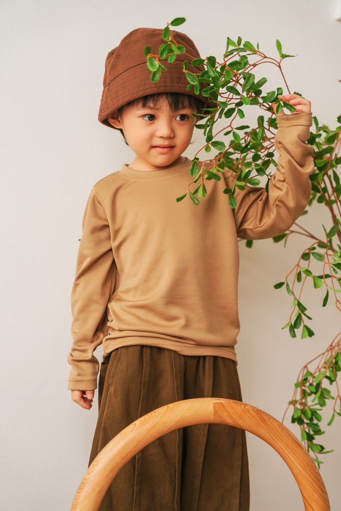 QDYL 62 Quick Dry Kids Round Neck L/Sleeve